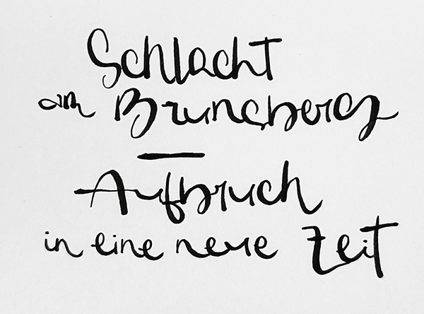 Kalligrafie-Schriftzug