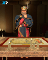 Meet and Greet mit Karl dem Großen in der Ausstellung zur "Schlacht am Brunsberg"